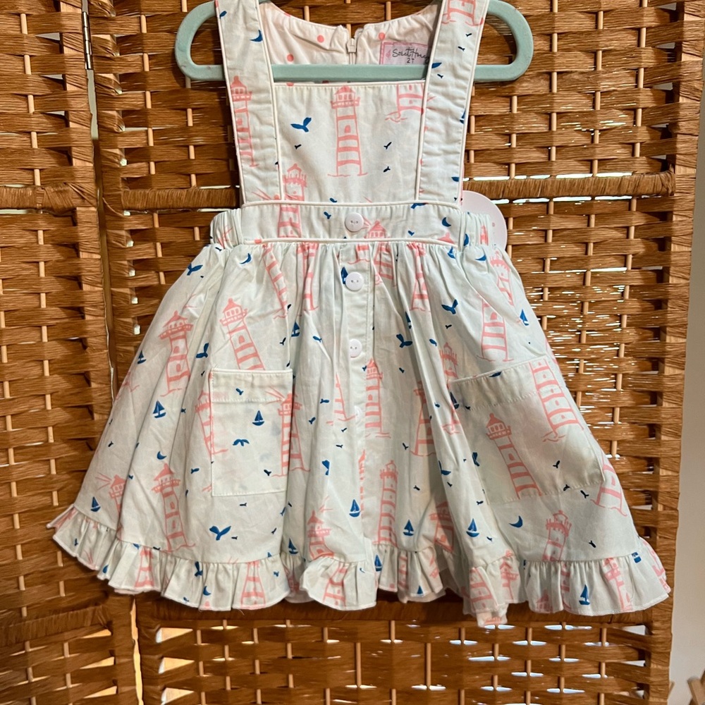 Sweet Honey Lighthouse Pinafore 2T